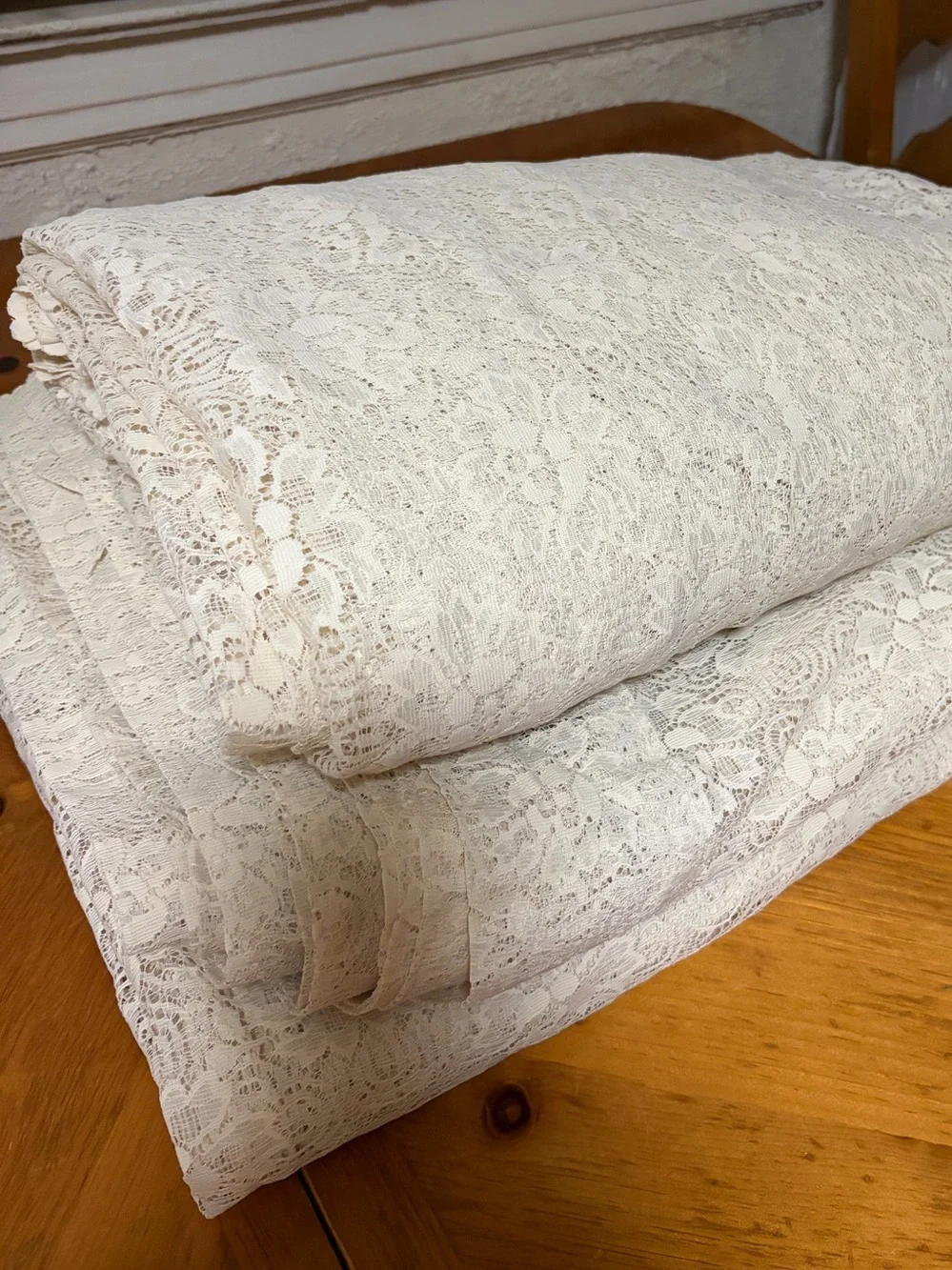 Lace Curtains 10-Piece Set – Cream Vintage JCPenney Made in USA